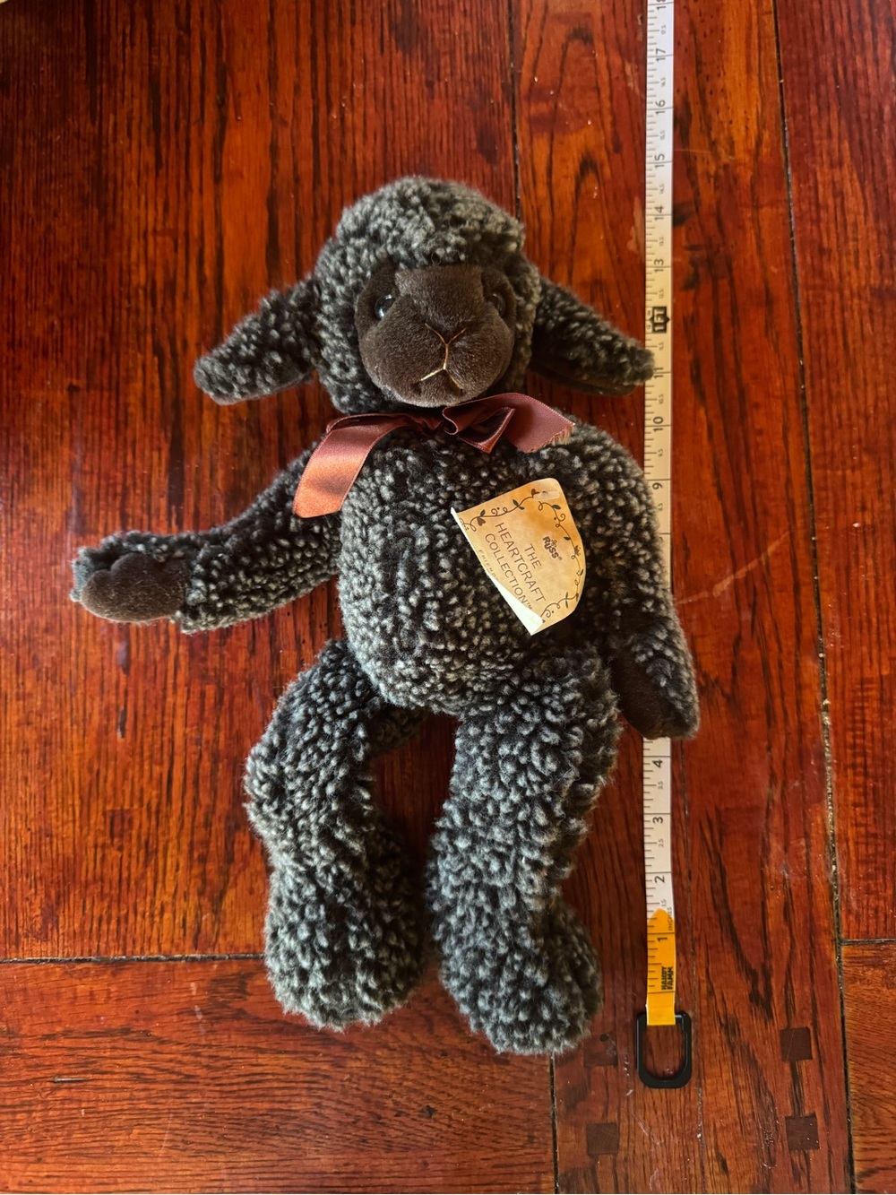 Plush stuffed lamb from Russ Berrie 'Heartcraft Collection'